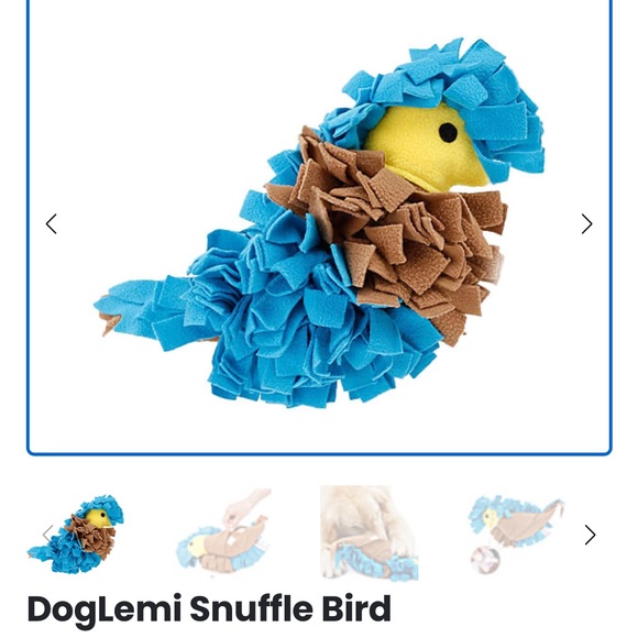 Dog Toy NWT Snuffle Treat Search Interactive Toy with Squeaker Scent Work Game - Picture 1 of 9